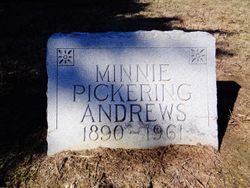 Minnie Ola <I>Pickering</I> Andrews 