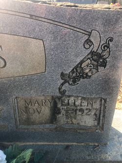 Mary <I>Clements</I> Walls Burleson 
