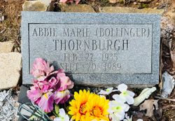 Abbie Marie <I>Bollinger</I> Thornburgh 