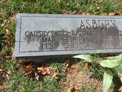 Causby Evelyn <I>Atwell</I> Asbury 
