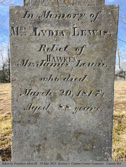 Lydia <I>Pratt</I> Lewis 
