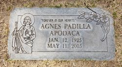 Agnes <I>Padilla</I> Apodaca 