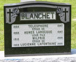 Agnes <I>Larocque</I> Blanchet 
