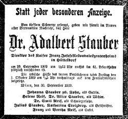 Dr. Adalbert Stauber 