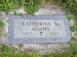 Katherine Mary “Kate” <I>Hemler</I> Adams 