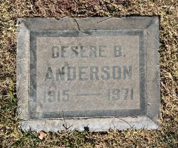 Desere B Anderson 
