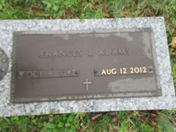 Frances <I>Langston</I> Adams 