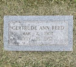 Gertrude Ann <I>Collins</I> Reed 