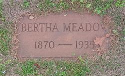Bertha <I>Hunt</I> Meadow 