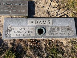 Faye S <I>Sammons</I> Adams 