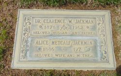 Alice Roberta <I>Metcalf</I> Jackman 