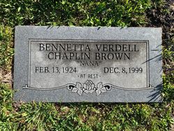 Bennetta Verdell <I>Chaplin</I> Brown 