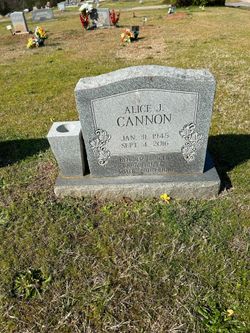 Mrs Alice <I>Jackson</I> Cannon 