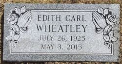 Edith Carl <I>Wheatley</I> Clayton 