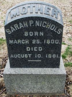 Sarah <I>Prall</I> Nichols 