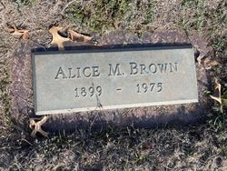 Alice May <I>White</I> Brown 