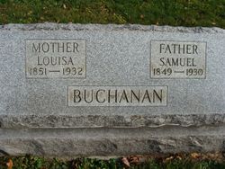 Louisa H. <I>Hagerman</I> Buchanan 