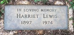 Harriet <I>Long</I> Lewis 