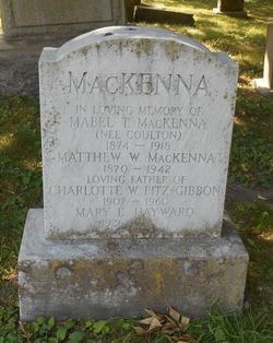 Charlotte W <I>MacKenna</I> Fitz-Gibbon 