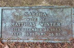 Martha “Patty” <I>Johnson</I> Winter 
