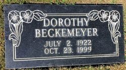 Dorothy <I>Wing</I> Beckemeyer 