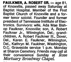 Ambrose Robert Faulkner Sr.