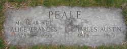 Alice Frances <I>Smith</I> Peale 