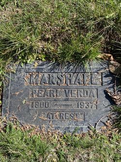 Pearl Edna “Verda” <I>Black</I> Marshall 