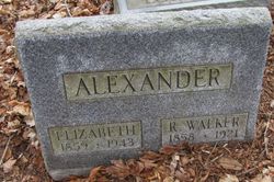 Elizabeth <I>Carr</I> Alexander 