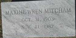 Maxine <I>Wren</I> Mitcham 