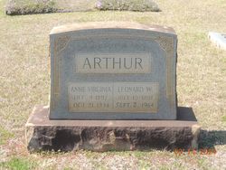 Annie Virginia <I>Warren</I> Arthur 