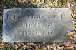 Beulah L <I>Brock</I> Bell 