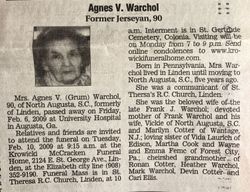 Agnes V. Warchol 