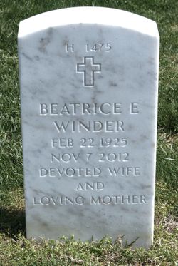 Beatrice Elizabeth <I>Richardson</I> Winder 