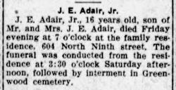 Joseph Elmer Adair Jr.