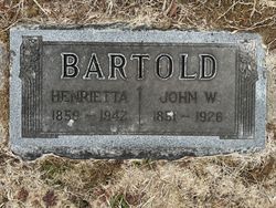 Henrietta W. <I>Bartold</I> Bartold 