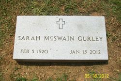 Sarah Clarinda <I>McSwain</I> Gurley 