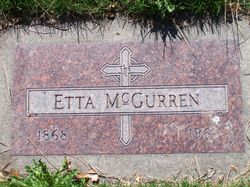 Etta L <I>Jones</I> McGurren 