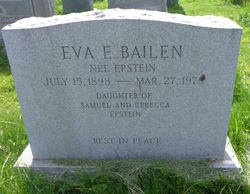 Eva <I>Epstein</I> Bailen 
