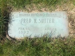 Fred Washington Sutter 