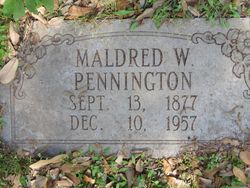 Maldred Wilborn Pennington 