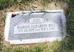 Marian Elizabeth <I>Bell</I> Anderson 