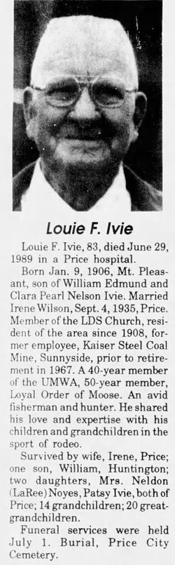 Louie Fred Ivie 