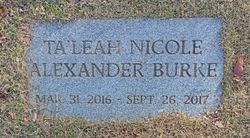 Ta'Leah Nicole Alexander Burke 