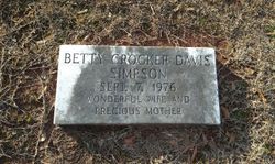Betty <I>Crocker</I> Davis David Simpson 