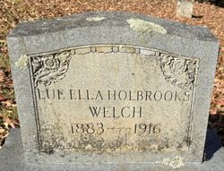 Lou Ella <I>Holbrooks</I> Welch 