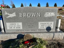 Frances H “Frannie” <I>Johnson</I> Brown 