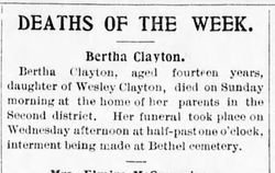 Bertha Clayton 