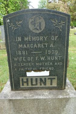 Margaret Ann <I>Healey</I> Hunt 