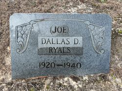 Dallas D “Joe” Ryals 